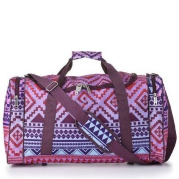 5 Cities Lightweight Carry On Luggage Aztec - Picture 2 of 4